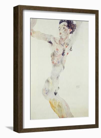 Self Portrait, 1911-Egon Schiele-Framed Giclee Print