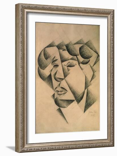 Self Portrait, 1912-Juan Gris-Framed Giclee Print