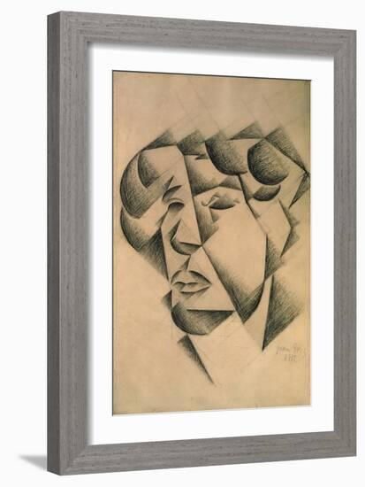 Self Portrait, 1912-Juan Gris-Framed Giclee Print