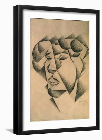 Self Portrait, 1912-Juan Gris-Framed Giclee Print