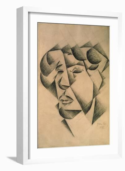 Self Portrait, 1912-Juan Gris-Framed Giclee Print