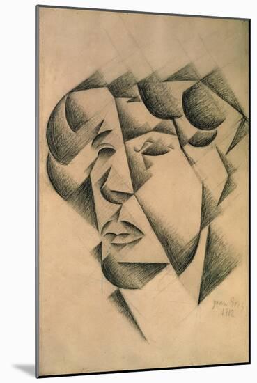 Self Portrait, 1912-Juan Gris-Mounted Giclee Print