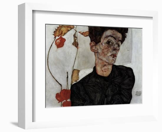 Self-Portrait, 1912-Egon Schiele-Framed Giclee Print