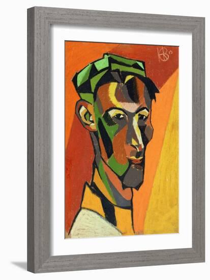 Self Portrait, 1913-Henri Gaudier-brzeska-Framed Giclee Print