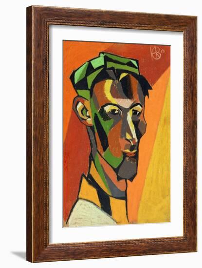 Self Portrait, 1913-Henri Gaudier-brzeska-Framed Giclee Print