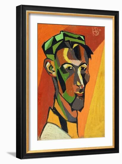 Self Portrait, 1913-Henri Gaudier-brzeska-Framed Giclee Print