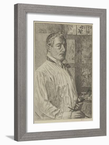 Self-Portrait, 1916-Childe Hassam-Framed Giclee Print