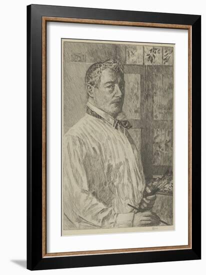 Self-Portrait, 1916-Childe Hassam-Framed Giclee Print