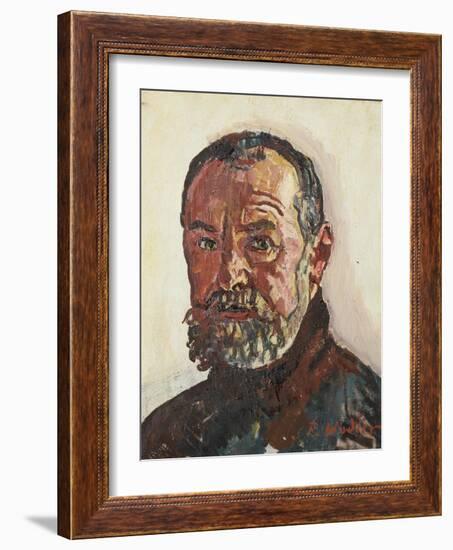 Self Portrait, 1918-Ferdinand Hodler-Framed Giclee Print
