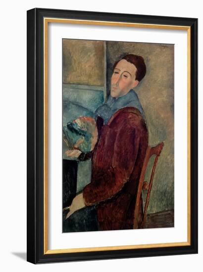 Self Portrait, 1919-Amedeo Modigliani-Framed Giclee Print