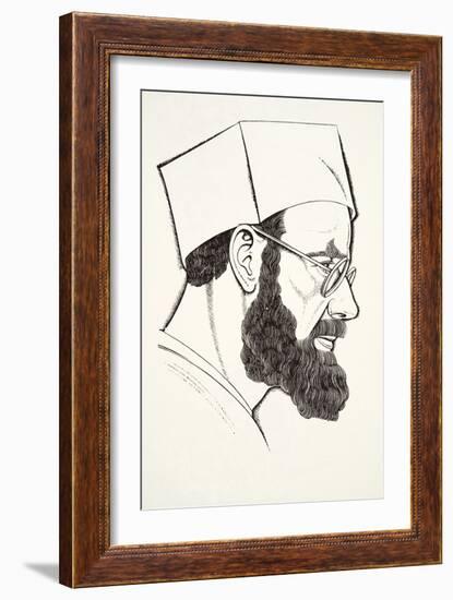 Self-Portrait, 1927-Eric Gill-Framed Giclee Print