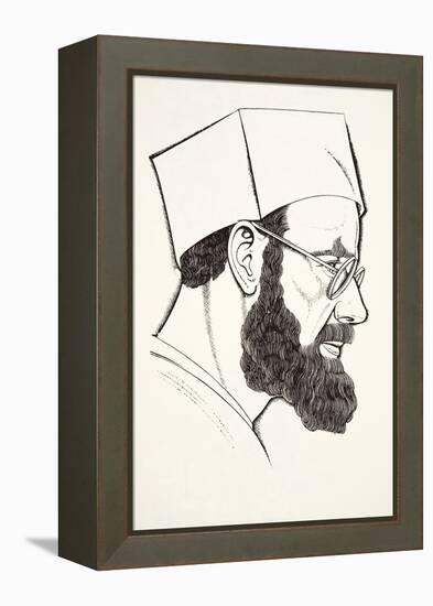 Self-Portrait, 1927-Eric Gill-Framed Premier Image Canvas