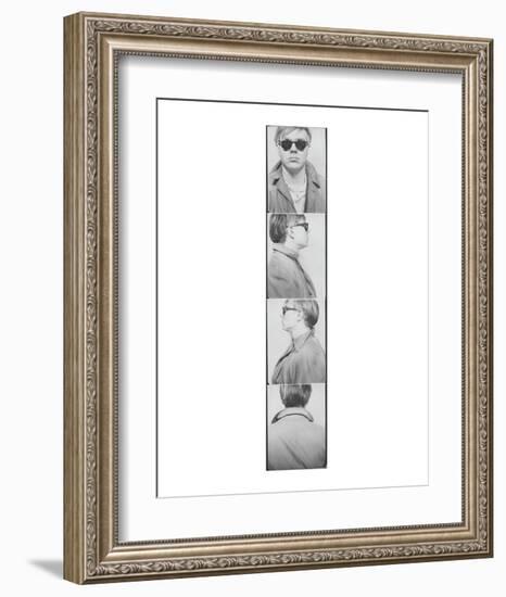 Self Portrait, 1963 (Photobooth)-Andy Warhol-Framed Art Print