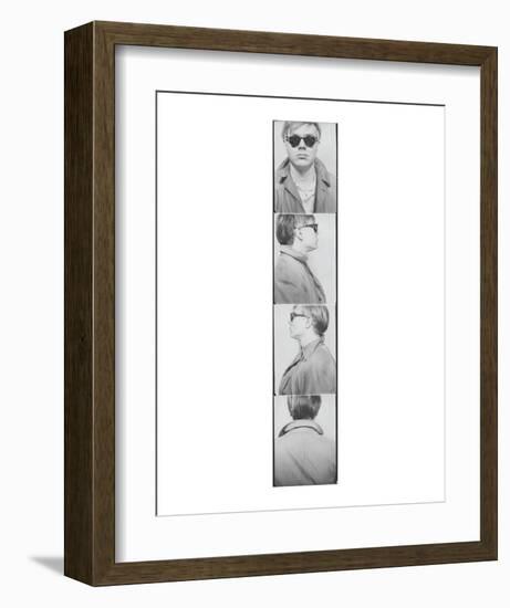 Self Portrait, 1963 (Photobooth)-Andy Warhol-Framed Art Print