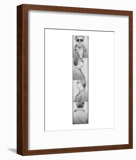 Self Portrait, 1963 (Photobooth)-Andy Warhol-Framed Art Print