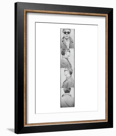 Self Portrait, 1963 (Photobooth)-Andy Warhol-Framed Art Print