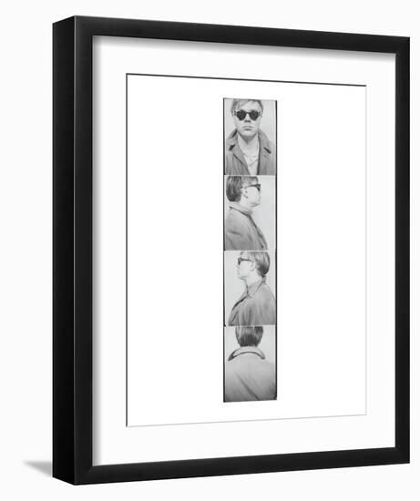 Self Portrait, 1963 (Photobooth)-Andy Warhol-Framed Art Print