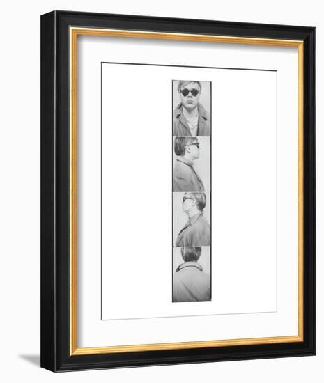 Self Portrait, 1963 (Photobooth)-Andy Warhol-Framed Art Print