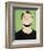 Self-Portrait, 1964 (on green)-Andy Warhol-Framed Giclee Print