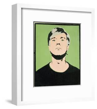 Self-Portrait, 1964 (on green)-Andy Warhol-Framed Giclee Print