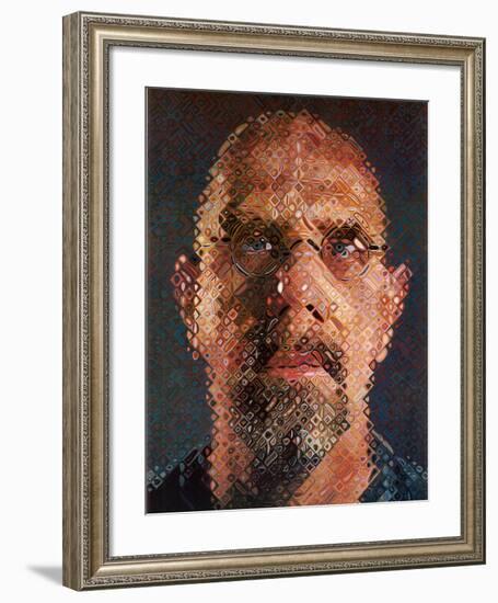 Self-Portrait, 2000-2001-Chuck Close-Framed Art Print