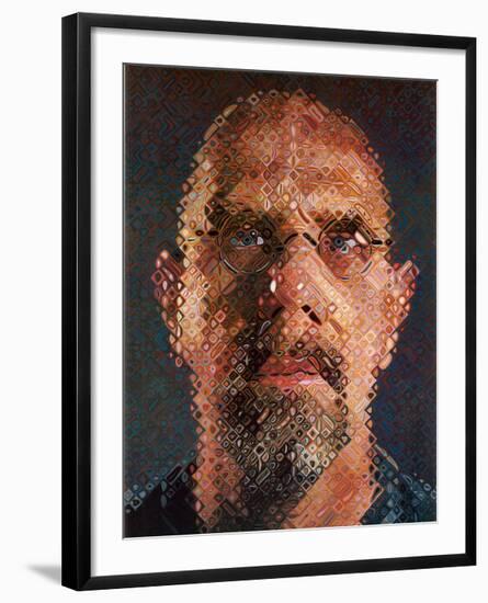 Self-Portrait, 2000-2001-Chuck Close-Framed Art Print