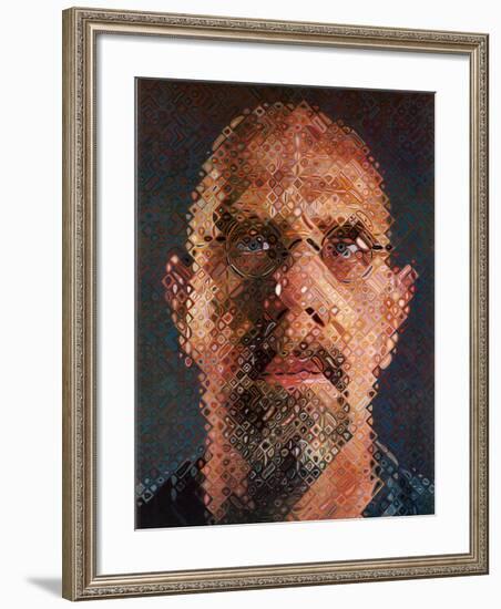 Self-Portrait, 2000-2001-Chuck Close-Framed Art Print