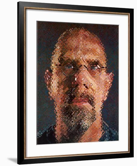 Self-Portrait, 2000-2001-Chuck Close-Framed Art Print