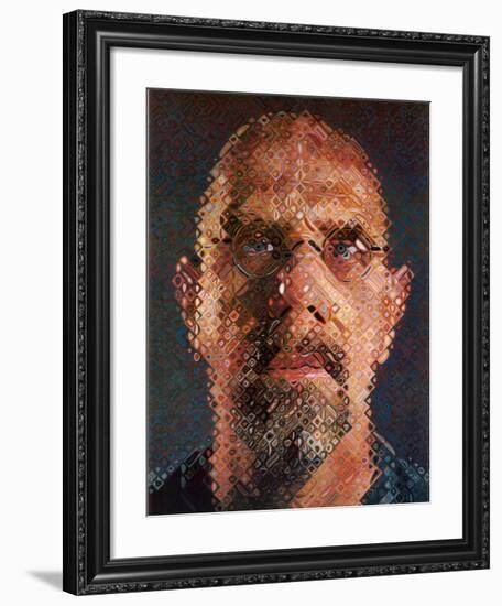 Self-Portrait, 2000-2001-Chuck Close-Framed Art Print