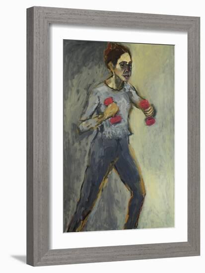 Self Portrait, 2015-Julie Held-Framed Giclee Print