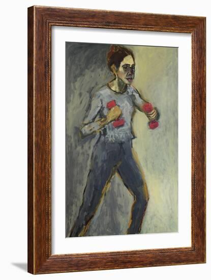 Self Portrait, 2015-Julie Held-Framed Giclee Print