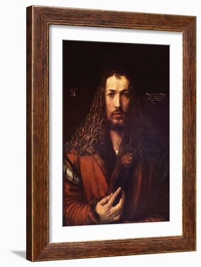 Self Portrait 2-Albrecht Dürer-Framed Art Print