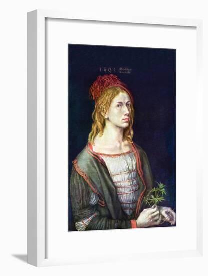 Self Portrait 3-Albrecht Dürer-Framed Art Print