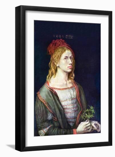 Self Portrait 3-Albrecht Dürer-Framed Art Print