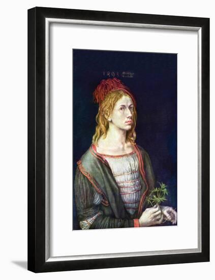 Self Portrait 3-Albrecht Dürer-Framed Art Print