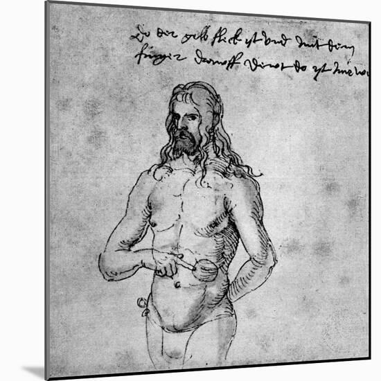 Self Portrait, About 1512-1513 or 1519-Albrecht Durer-Mounted Giclee Print