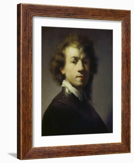 Self Portrait, about 1629-Rembrandt van Rijn-Framed Giclee Print