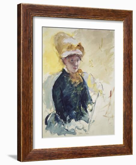 Self Portrait, about 1880-Mary Cassatt-Framed Giclee Print