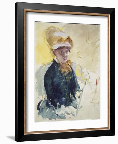 Self Portrait, about 1880-Mary Cassatt-Framed Giclee Print