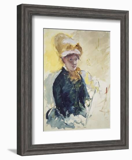 Self Portrait, about 1880-Mary Cassatt-Framed Giclee Print