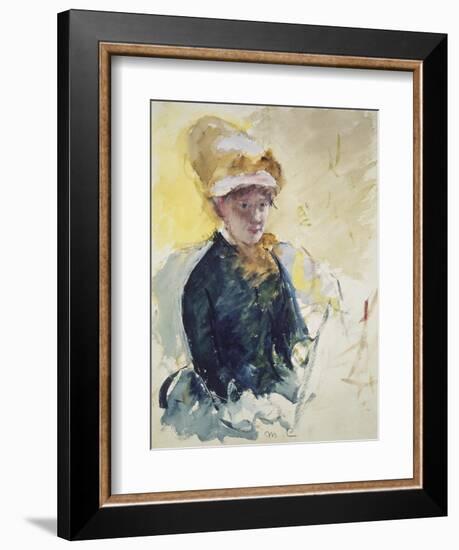 Self Portrait, about 1880-Mary Cassatt-Framed Giclee Print