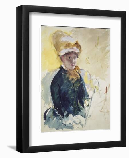 Self Portrait, about 1880-Mary Cassatt-Framed Giclee Print