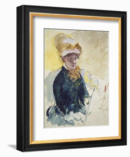 Self Portrait, about 1880-Mary Cassatt-Framed Giclee Print