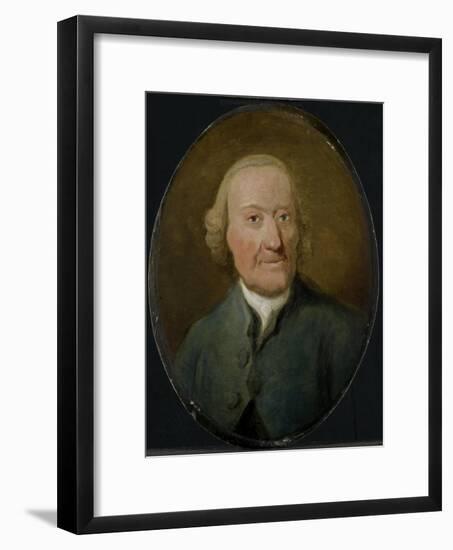 Self-Portrait, Aert Schouman.-Aert Schouman-Framed Art Print