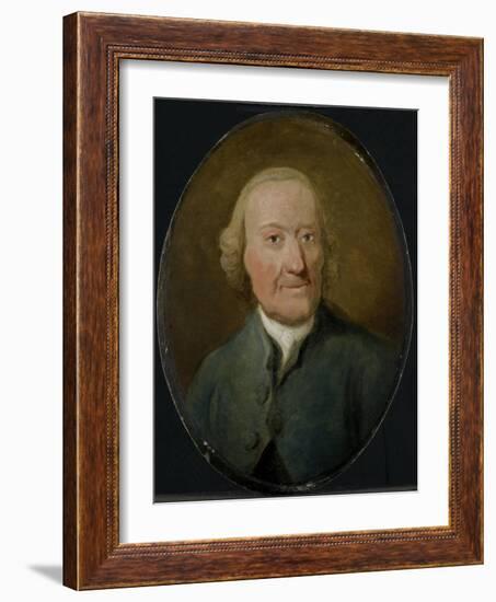 Self-Portrait, Aert Schouman.-Aert Schouman-Framed Art Print