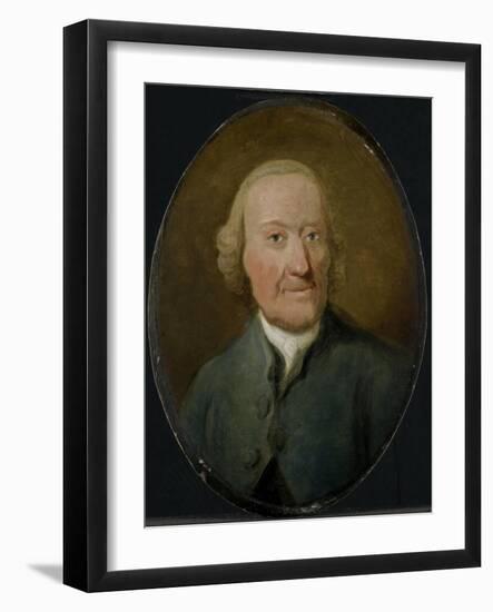 Self-Portrait, Aert Schouman.-Aert Schouman-Framed Art Print