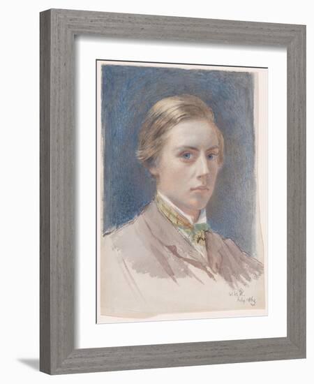 Self-portrait, aged 21, 1863-William Blake Richmond-Framed Giclee Print