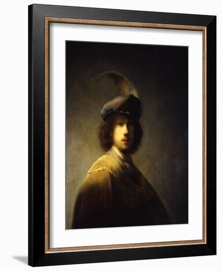 Self-Portrait, Aged 23, 1629-Rembrandt van Rijn-Framed Giclee Print