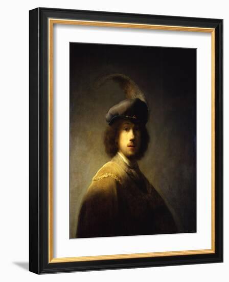 Self-Portrait, Aged 23, 1629-Rembrandt van Rijn-Framed Giclee Print