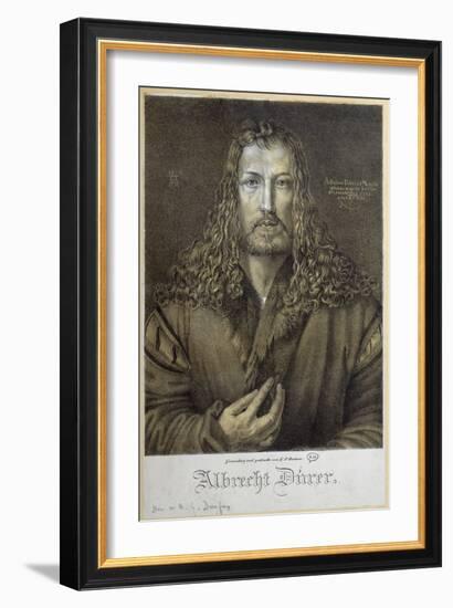 Self Portrait Aged 28, 1500-Albrecht Dürer-Framed Giclee Print